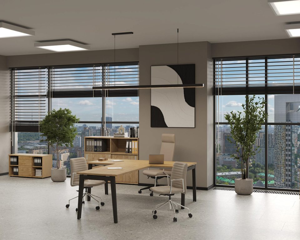 Кабинет руководителя Оникс Вуд Директ — в интерьере