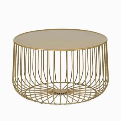 Кофейный столик Flat cage диаметр 65