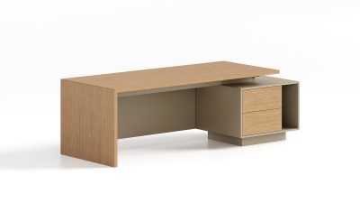 Стол с короткой тумбой 1.6м. AURUS