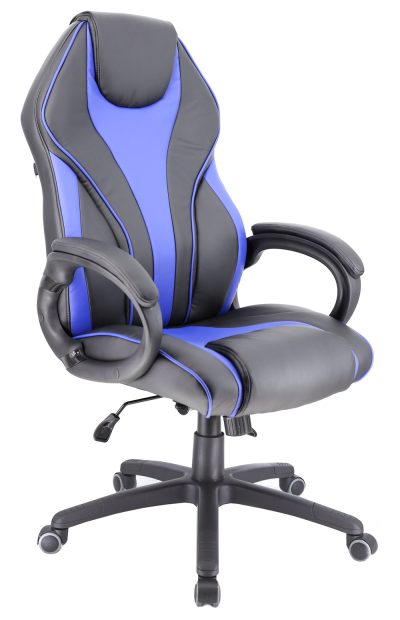 Кресло Everprof Wing (Винг) Экокожа Синий