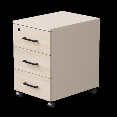 Тумба мобильная Everprof EVO (ЭВО) 406х540х608 Кашемир/Кашемир/Дуб Соната