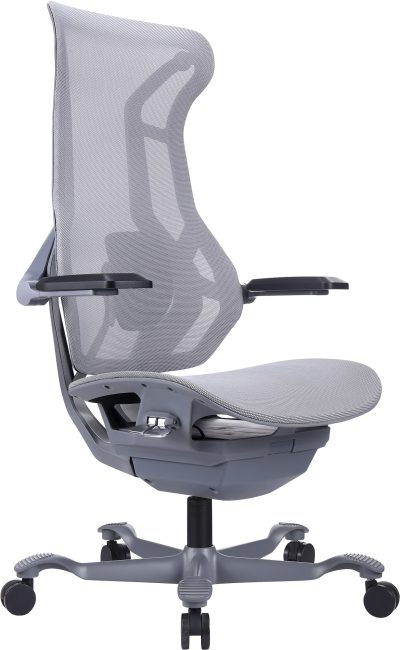 Эргономичное кресло Everprof Atom Grey (Атом Грэй) Сетка Серый