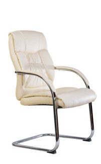 Кресло для посетителей 2108G George ML (ЭкоКожа) (бежевый/beige)