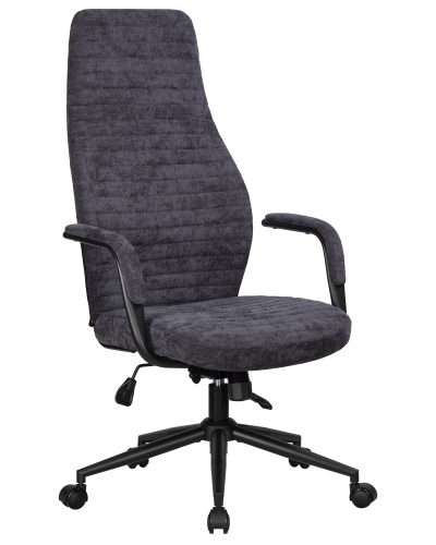 Офисное кресло для руководителей DOBRIN LOKI, антрацит (VRH230-01)