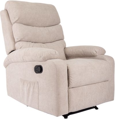 Кресло для дома Бюрократ _Han бежевый металл черный на ножках (_HAN/BEIGE)