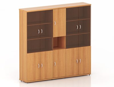КЭ74 Шкаф высокий (КЭ17*2+КЭ18+КЭ33+КЭ22*6+КЭ36*4+ФС03*4) (2129*424*2066) Эталон
