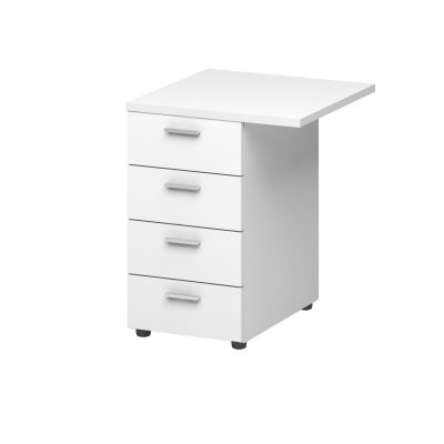 Тумба стационарная, 4 ящика, замок (744х600х600)