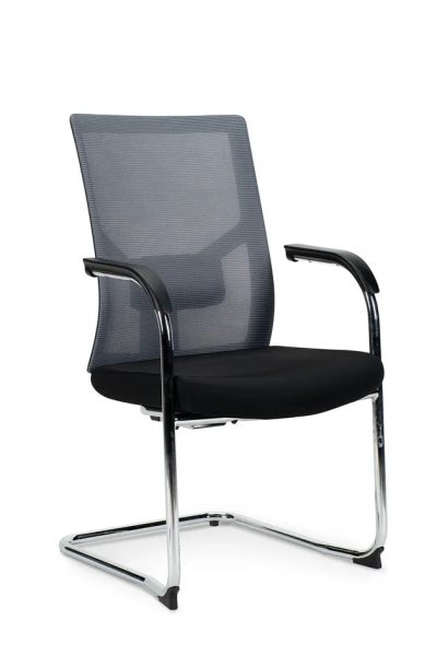Кресло Сильвия black / gray CF