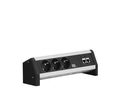 ДЕСК/DESK Розет.модуль3+2+пит1,5 СЕРЫЙ