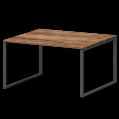 Стол переговорный на металлокаркасе Смарт СМСП-О-14.123.Пр25 Таксония/Антрацит