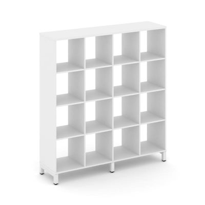 Стайл Проджект Каркас стеллажа 4 яр. SN.KS-440 Белый/Металл Белый 1488*400*1615