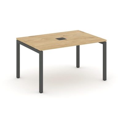Стайл Проджект Стол переговорный SN-5P.SPRG-002 Тиквуд Светлый/Металл Антрацит 1180*980*750