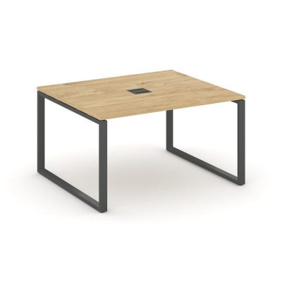 Стайл Проджект Стол переговорный SN-6O.SPRG-032 Тиквуд Светлый/Металл Антрацит 1180*1180*750