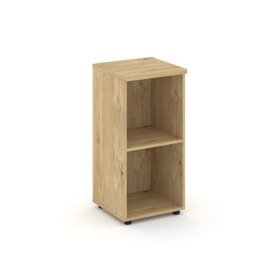 Стайл Проджект Стеллаж низкий узкий SN.STU-300 Тиквуд Светлый 400*400*833