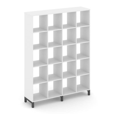 Стайл Проджект Каркас стеллажа 5 яр. SN.KS-540 Белый/Металл Антрацит 1488*400*1982