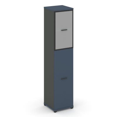 Концепт Шкаф 1 узкая секция, 5 ниш CN.STU-515 RMB A Звездный Сапфир/Антрацит NEW/Металл Антрацит/Сат