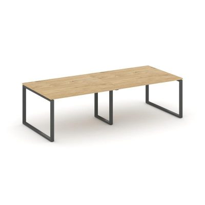 Стайл Проджект Стол переговорный SN-6O.SPRG-043.3 Тиквуд Светлый/Металл Антрацит 2760*1180*750