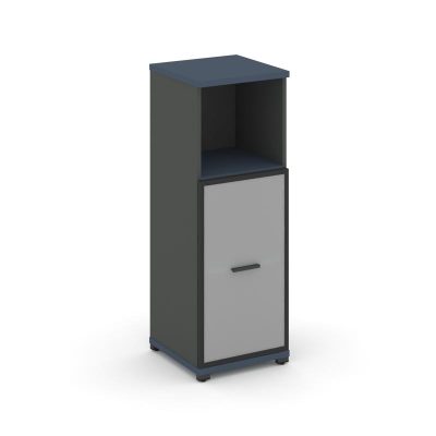 Концепт Шкаф 1 узкая секция, 3 ниши CN.STU.E-313 RMB A Звездный Сапфир/Антрацит NEW/Металл Антрацит/