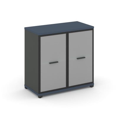 Концепт Шкаф 1 широкая секция, 2 ниши CN.STS-213 RMB A Звездный Сапфир/Антрацит NEW/Металл Антрацит/