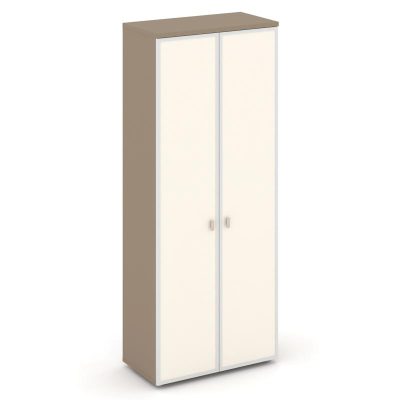 Эстетика Шкаф высокий широкий ES.ST-1.10R I Латте/Лакобель ivory 800*420*1977