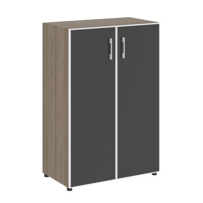 Ялта Шкаф LT.ST-2.4 R black Вяз Благородный/Стекло Black 800*450*1195