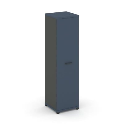 Концепт Шкаф 1 узкая секция, 4 ниши CN.STU-416 A Звездный Сапфир/Антрацит NEW/Металл Антрацит 420*42
