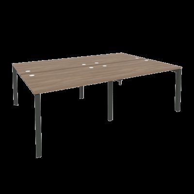 Оникс Рабочая станция на П-образном м/к O.MP-D.RS-4.2.8 Дуб Аризона/Металл Антрацит 2360*1635*750