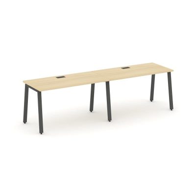 Стайл Проджект Рабочая станция 1 сторон. SN-6A.ORS-013 Акация Лорка/Металл Антрацит 2760*700*750