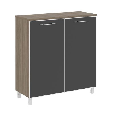 Ялта Шкаф квадратный LT.SD-1.4 R black Вяз Благородный/Стекло Black 1098*452*1168