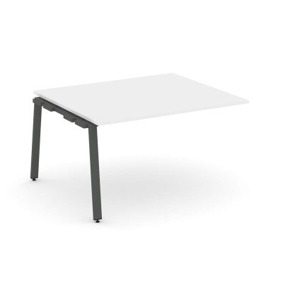 Стайл Проджект Проходной наб. элем. перег. стола SN-6A.NSPRG-034.3 Белый/Металл Антрацит 1580*1180*7