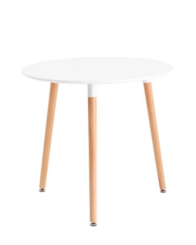 Стол круглый EAMES DST NEW D80 белый