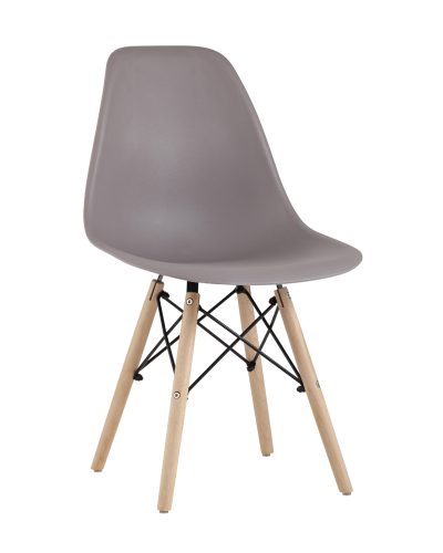 Стул Eames Style DSW темно-серый (разборный каркас)
