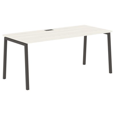 Стол прямой ELST 1780 Ясень Траун/Мокко 1760х800х750 EDIS