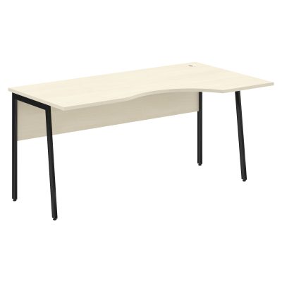 Стол прямой СА-1P(Пр) Клен*/Черный 1600х900х755 IMAGO PLUS