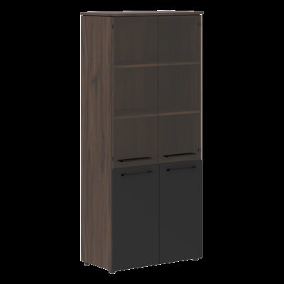 Шкаф комбинированный MHC 85.2 Антрацит/Дуб Денвер темный 854х423х1956 MORRIS TREND