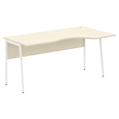 Стол прямой СА-1P(Пр) Клен*/Белый 1600х900х755 IMAGO PLUS