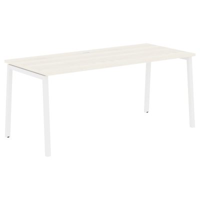Стол прямой ELST 1780 Ясень Траун/Белый 1760х800х750 EDIS
