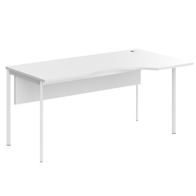 Стол эргономичный СА-1SD(Пр) Белый/Белый 1600х900х755. IMAGO-S