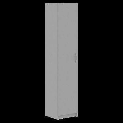 Шкаф колонка с глухой дверью SR-5U.1(Л) Серый 386х375х1815 SIMPLE