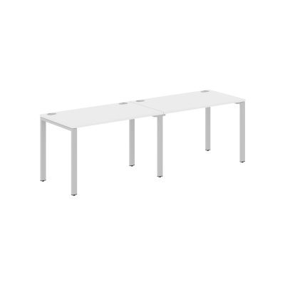 Стол 2-х местный XS6WST 2470 Белый/Серый 2400х700х750 XTEN-S60