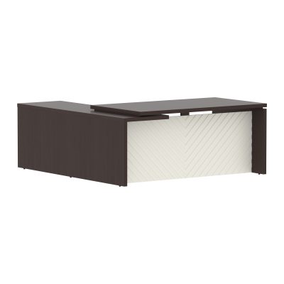 Стол руководителя TLCT 1820(Пр) Венге Магия Z/Латте 1800х2000х750 TORR LUX