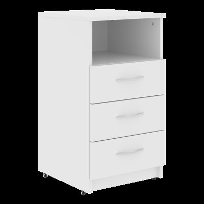 Тумба приставная SC-3D.1А Белый 407х450х760 SIMPLE
