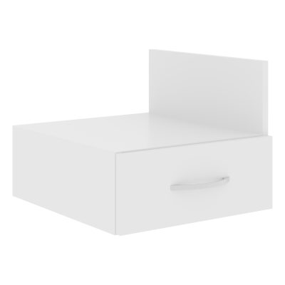 Тумба подвесная с 1-м ящ SC-1V.1 Белый 412х450х323/163 SIMPLE