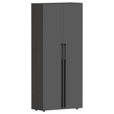 Гардероб СП-064-25-13 Серый глянец/Дуб Мореный 900х450х2010 KANON