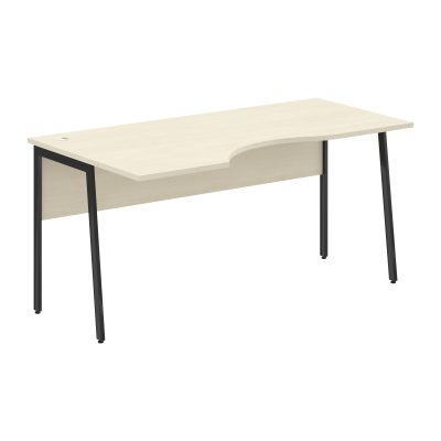 Стол прямой СА-1P(Л) Клен*/Антрацит 1600х900х755 IMAGO PLUS