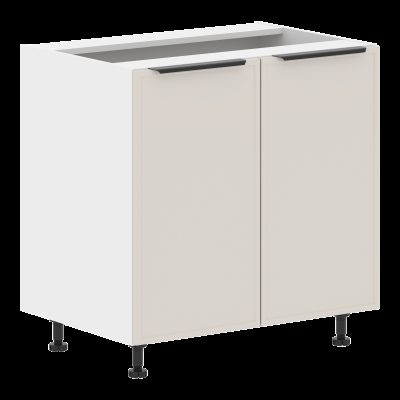 Шкаф напольный с полкой MOP 8082.1PR Кашемир/Белый 800х560х820 PARMA