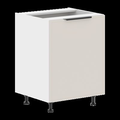 Шкаф напольный с полкой MOP 6082.1PR Кашемир/Белый 600х560х820 PARMA