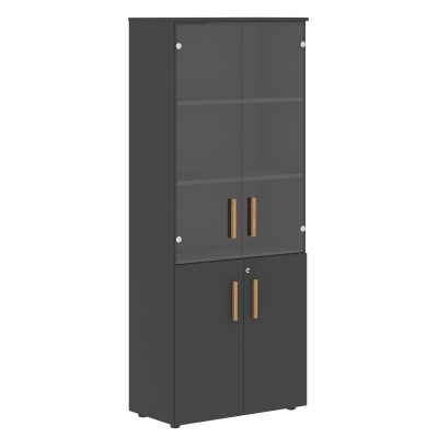 Шкаф комбинированный FHC 80.2(Z) Черный графит/Черный графит 802х429х1983 FORTA