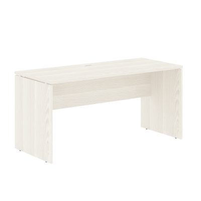 Стол прямой EDST 1567 Ясень Траун/Белый 1560х670х750 EDIS