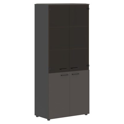 Шкаф комбинированный JHC 85.2 Орех Мокко/Мокко/Антрацит 856х452х1949 JAY